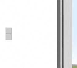 Elektroinstallation rechte Wand